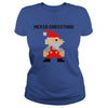 Image of 8-Bit Santa Mario Style Kids Shirt