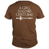 Image of A Girl Has No Costume No Name Funny Halloween
