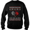 Image of Jon Snow His Dragon ugly Christmas Sweater shirt hoodie sweater longsleeve