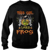Image of This Girl Loves Frog Halloween