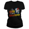 Image of Halloween Womens This Girl Love Halloween T-Shirt Girl Halloween T-shirt
