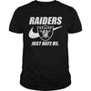 Image of Raiders Just Hate Us T-shirt, Raiders Just Hate Us Hoodies