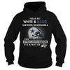 Image of I wear my while blue Cowboys fan