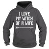 Image of WITCH OF A WIFE - FUNNY COUPLES HALLOWEEN SHIRTS