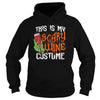 Image of THIS IS MY SCARY WINE COSTUME T SHIRT HALLOWEEN SHIRT