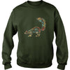 Image of SKUNK Halloween T-shirt Skeleton Skull Vintage Retro