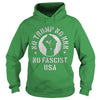 Image of No Trump No Fascist USA protest shirt