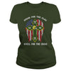 Image of Stand For the flag Kneel For The Cross God Packers FAn