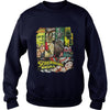 Image of Vintage Style Sci Fi Horror Movie Poster Collage T-Shirt