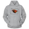 Image of LOGO IN STATE OUTLINE - OREGON STATE BEAVERS