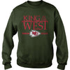 Image of kansas city chiefs West King In The Champions Tshirt