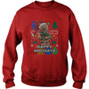Image of Cute Christmas Teddy Bear Ugly Holiday Tshirt Happy Holidays