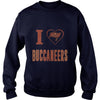 Image of I Love Buccaneers Team TShirt