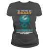 Image of I'm the Crazy DOLPHINS Fan T-Shirt