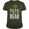 Image of Iam A Rams Papa Bear TShirt