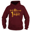 Image of Halloqueens are born in june funny halloween tshirt
