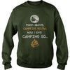 Image of CAMPFIRE BELOW T SHIRT HOW I LOVE CAMPING SO
