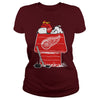 Image of CLe-Ice-hockey-Sleep-Snoopy-Detroit-Red-Wings