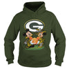 Image of Packers Mickey Haloween Tshirt, Packers Mickey Haloween Hoodies