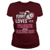 Image of Girl Loves Falcons And Crimson Tide TShirt