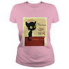 Image of Vintage Tournee du Chat Noir Black Cat Halloween T-Shirt