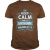 Image of Keep calm SANTAMARIA, SANTAMARIA tshirt