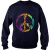 Image of Colored nature animal peace sign