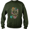 Image of HAPPY HALLOWEEN day or eve SKULL SHIRT Horror Party Outfit T