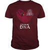 Image of CARDINALS ARIZONA ITS IN MY DNA Tshirt LIMITED EDITION