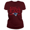 Image of New England Patriots East King In The Champions Tshirt