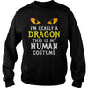 Image of I'm Really A Dragon Halloween Costume Shirt Easy