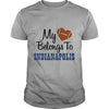 Image of My heart belongs to Indianapolis T-Shirt