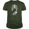 Image of Womens pregnancy announcement tshirt baby xray