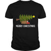 Image of Merry Christmas - truck with a Christmas tree Tshirt