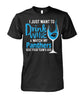 Image of Carolina Panthers I Just Want To Drink Wine And Watch My Panthers Beat Your Team's Ass