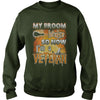 Image of VETERAN Halloween Shirts My Broom broke T Shirts