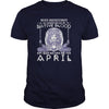 Image of Native Blood Was Born In April T-Shirt Aries Pride