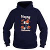 Image of Happy Hallowine Funny Halloween Drinking T Shirt