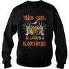 Image of This Girl Loves Bloodhound Halloween