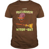 Image of Happy Halloween Trick Or Treat Witch Cat