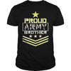 Image of Military Proud US Army Brother Veteran U Men’s Baseball T-Shirt