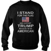 Image of I stand for the flag and support Trump T-shirt