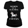 Image of Nephew Funny Unicorn T-Shirt, Cute Halloween Gift