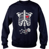 Image of Funny Skeleton Halloween - Gift for Mother is pregnant Tee