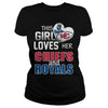 Image of Girl Loves Chiefs Royals T Shirt