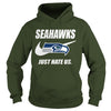 Image of Seahawks Just Hate Us T-shirt, Seahawks Just Hate Us Hoodies