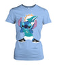 Image of Miami Dolphins - Cute Stitch T-shirt
