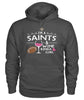 Image of New Orleans Saints I'm A Saints And Wine Kinda Girl T-shirt