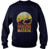 Image of Disney Lion King Hakuna Matata Profile Graphic TShirt