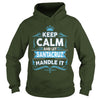 Image of Keep calm SANTACRUZ, SANTACRUZ tshirt